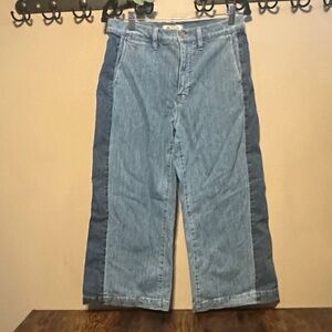 Madewell Dual-Blue Denim Pants